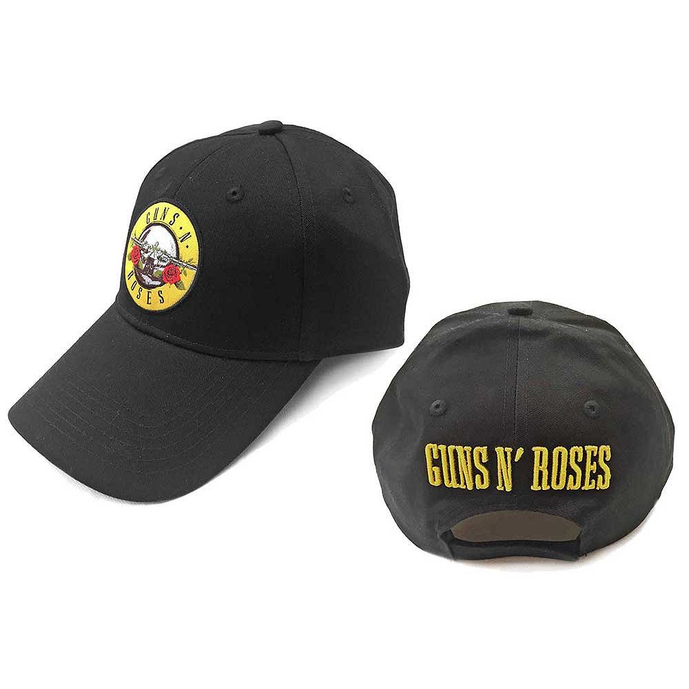 GUNS N ROSES ガンズアンドローゼズ (結成 40周年 ) - CIRCLE LOGO (刺繍/BACK LOGO) / キャップ / メンズ - PGS